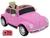 Carro Elétrico Infantil Rosa Volkswagen Beetle Rosa