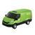 Carro Furgão IVECO Miniatura Realista com Abertura do Porta Malas - Usual Brinquedos Verde