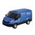Carro Furgão IVECO Miniatura Realista com Abertura do Porta Malas - Usual Brinquedos Azul