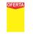 Cartaz Marcação Oferta Amarelo A5 250G 15X21Cm 100Un Radex Amarelo
