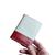 Carteira Com Divisórias Em Couro P. Cartão De Créditos E Cnh Branco, Vermelho