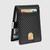 Carteira Masculina Minimalista Fina Clip Dinheiro Porta Cartão Com Bloqueio RFID Preto