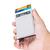 Carteira Porta Cartões Slim Bloqueio Aproximação RFID Original Prata