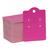 Cartela Capelinha pacote com 1.000 unidades Pink