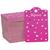 Cartela Capelinha pacote com 1.000 unidades Pink Coração