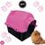 Casa Casinha Para Cachorro Cães Pequeno Plástica N1 Proteção - Cores Rosa