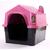 Casa Para Cachorro Casinha Cães Plástico N2 Durapets Rosa