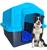 Casa Para Cachorro Casinha Cães Plástico N5 Alvorada Azul