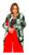 Casaco Kimono Feminino Tricot Reto Xadrez Inverno Verde militar