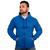 Casaco Moletom Blusa De Frio Masculino De Ziper Esporte Azul bic