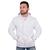 Casaco Moletom Blusa De Frio Masculino Roupa Com Ziper Branco