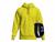 Casaco Moletom Masculino e Feminino  Blusa de frio Com Capuz Canguru com relógio digital- K102 Amarelo