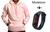 Casaco Moletom Masculino Feminino blusa de frio Com Capuz e bolso Canguru com relógio digital- K101 Rosa