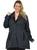 Casaco Pele Plus Size Fenomenal Preto