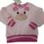 Casaco Sherpa Bebê Menina Bordado Inverno Lessa Kids Rf 8293 Rosa