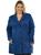 Casaco sucesso plus size fenomenal Azul marinho