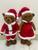 Casal boneco urso decoração de natal(40cm) casal