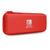 Case Bag Resistente Bolsa de Transporte Estojo De Viagem Capa De Proteção Rígida Para Nintendo Switch Oled - Preta Vermelho