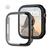 Case Bumper Protetor com Vidro 9H para Apple Watch Series 8 Preto 45mm