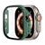 Case Bumper Protetor com Vidro para Apple Watch 8 Ultra 49mm Verde Escuro