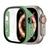 Case Bumper Protetor com Vidro para Apple Watch 8 Ultra 49mm Verde Metal