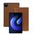 Case + Caneta Touch Compatível Com Xiaomi Pad 6 / Pad 6 Pro MARROM