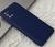 Case Capa Capinha A31 Samsung Galaxy Silicone Aveludado Proteção de Câmera Azul Marinho