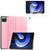 Case Capa Flip Magnetica Para Xiaomi Pad 6 Pro 11" + Vidro ROSA CLARO