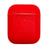 Case Silicone Compativel AirPods 1 E 2 - Proteção Ultrafina Vermelho
