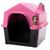 Casinha de Cachorro Pequeno Casa para Cachorro DuraHouse N1 Rosa