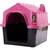 Casinha de Cachorro Pequeno Casa para Cachorro DuraHouse N2 Rosa