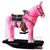 Cavalinho De Balanço Brinquedo Super Luxo Para Presente Rosa