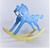 Cavalinho de Balanço MDF Azul