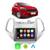Central Multimidia Ford Ka 2015 2016 2017 7" Android-Auto/CarPlay Voz Google Siri Tv Bluetooth Prata