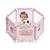 Cercadinho Infantil Chiqueiro Portátil Playpen MaxiBaby Rosa