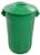 Cesto de Lixo Plastico com Tampa 100 Litros Verde