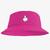 Chapéu Bucket Hat Estampado Dedo Pink