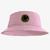 Chapéu Bucket Hat Estampado Emoji Rosa