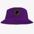 Chapéu Bucket Hat Estampado Emoji Roxo