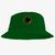 Chapéu Bucket Hat Estampado Emoji Verde escuro