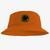 Chapéu Bucket Hat Estampado Emoji Laranja