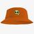 Chapéu Bucket Hat Estampado ET Salve Laranja