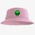 Chapéu Bucket Hat Estampado ET Verde Rosa