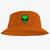 Chapéu Bucket Hat Estampado ET Verde Laranja