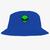 Chapéu Bucket Hat Estampado ET Verde Azul claro