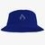Chapéu Bucket Hat Estampado Fogo Azul