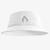 Chapéu Bucket Hat Estampado Fogo Branco