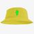 Chapéu Bucket Hat Estampado Homem Verde Amarelo