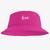 Chapéu Bucket Hat Estampado Love Pink