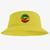 Chapéu Bucket Hat Estampado Reggae Amarelo